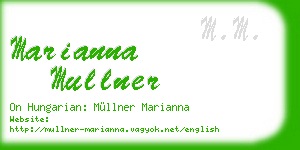 marianna mullner business card