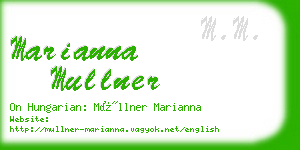 marianna mullner business card